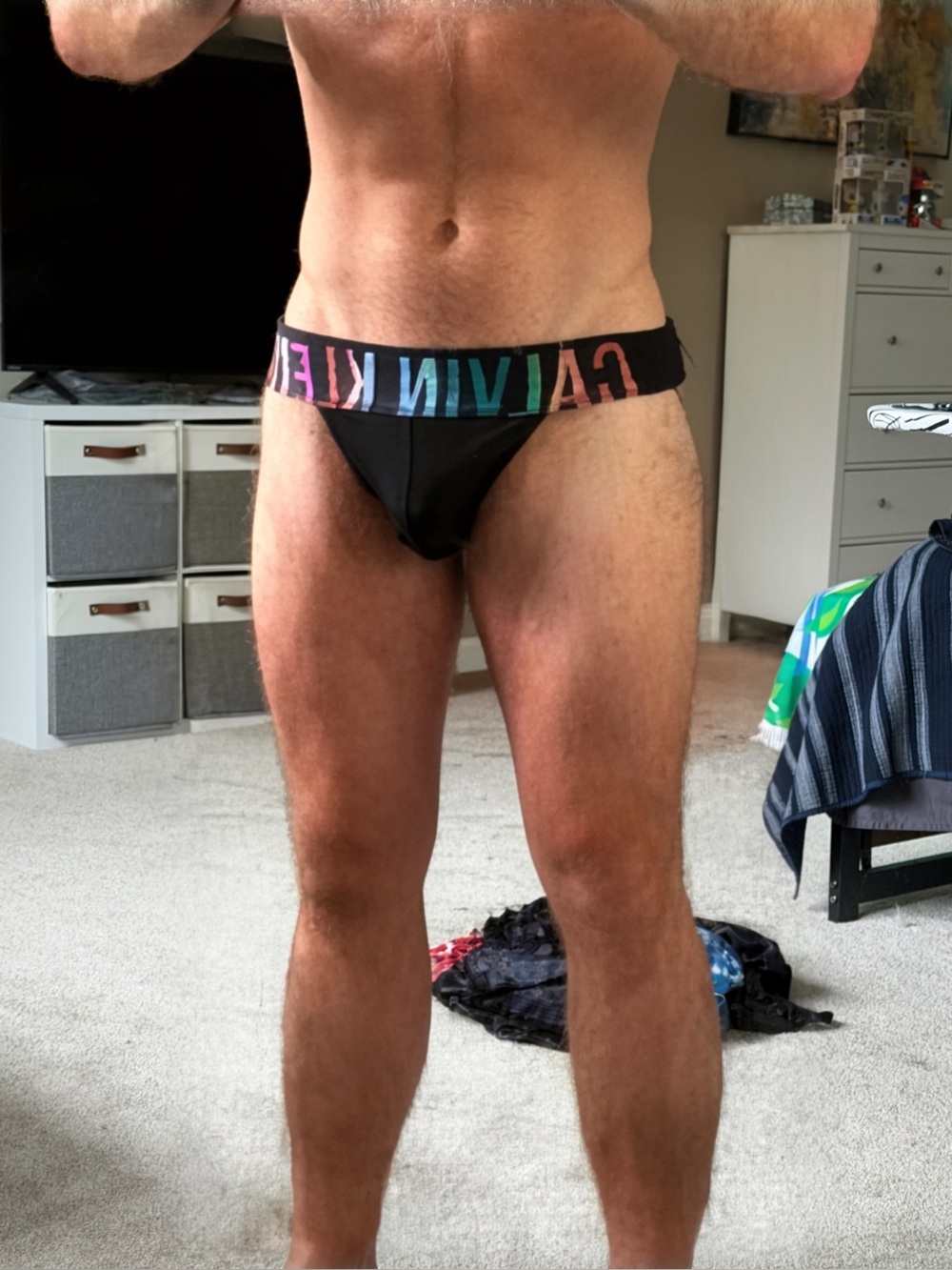 Men’s Calvin Klein Pride Black jock XL